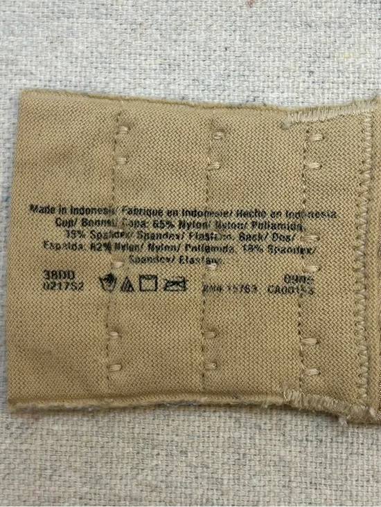 Bali Size 38DD/38E Tan Full Coverage Underwire Bra - Picture 3 of 8